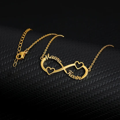 Infinity name necklace