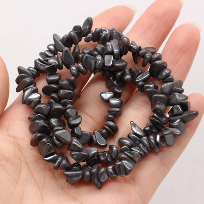 Black tourmaline beads