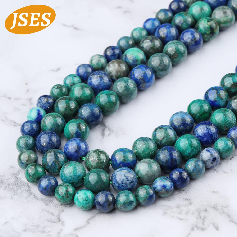 Chrysocolla bead