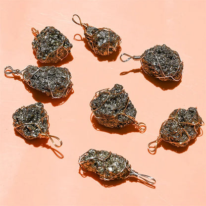 Pyrite necklace