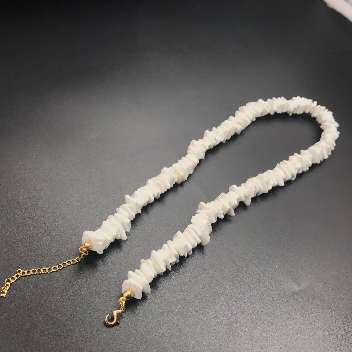 Men's puka shell necklace