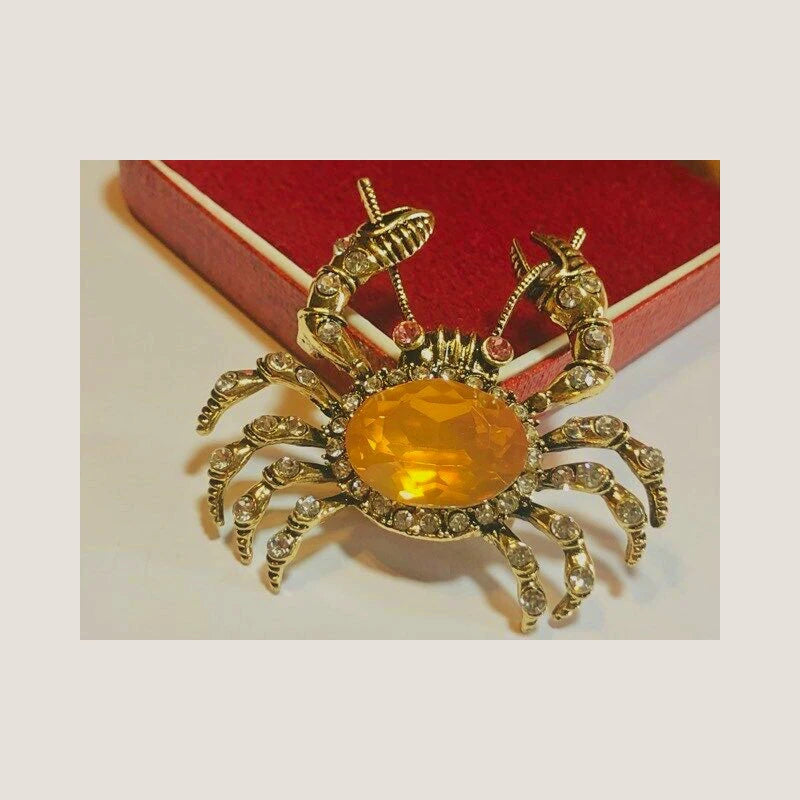 Yellow brooch