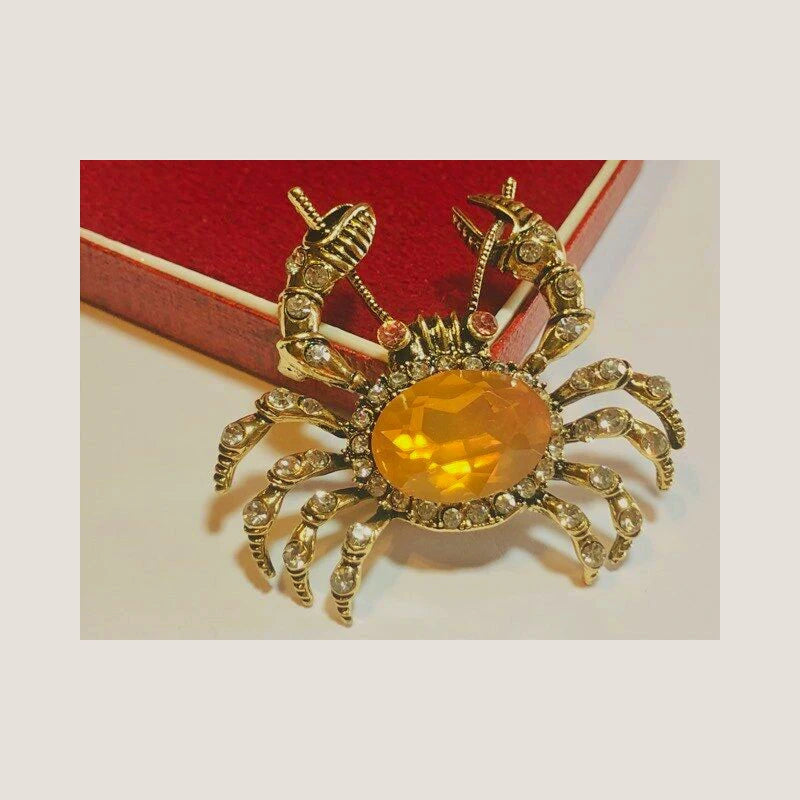 Yellow brooch