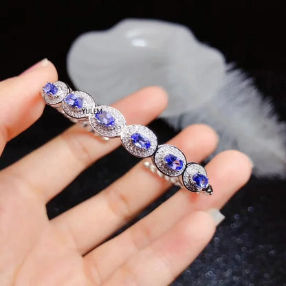 Bracelet en tanzanite