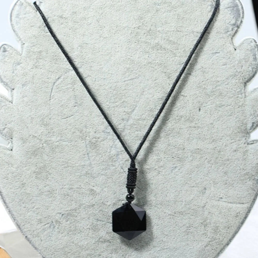 Obsidian pendant