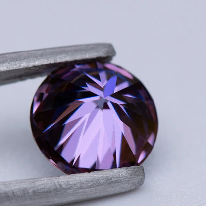 Purple moissanite