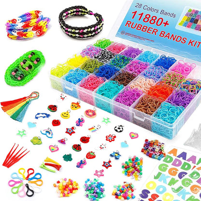 Bracelet making kit rubber bands