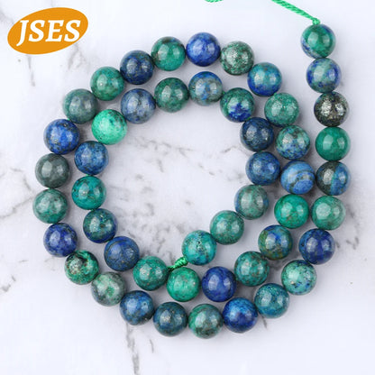 Chrysocolla bead