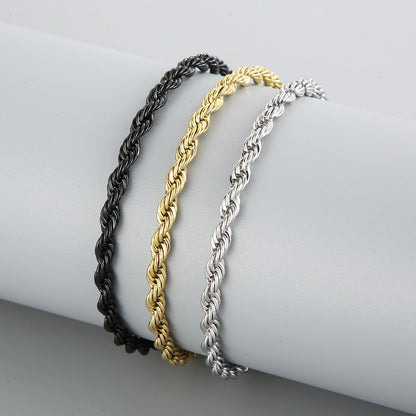 Rope chain bracelet