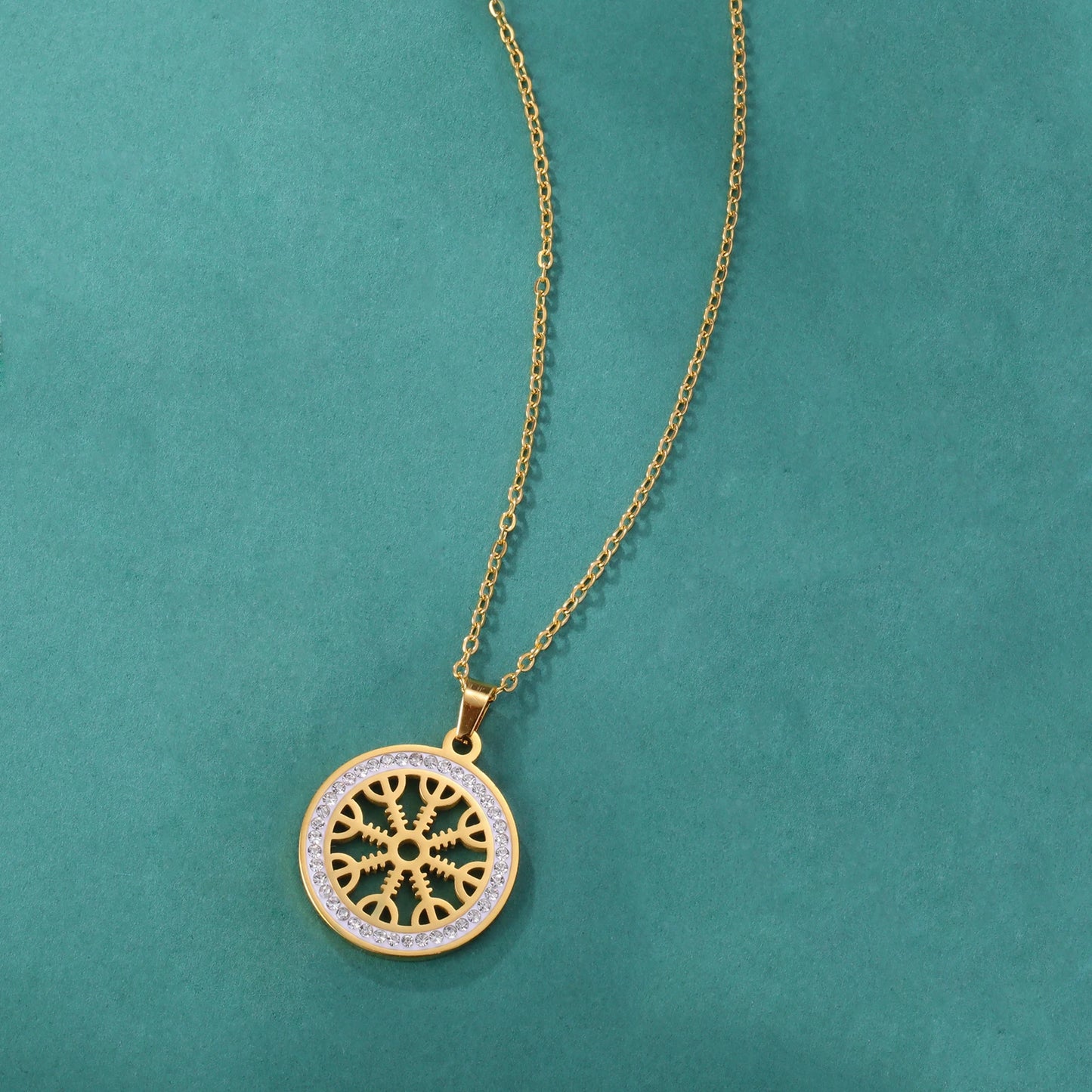 compass necklace for women