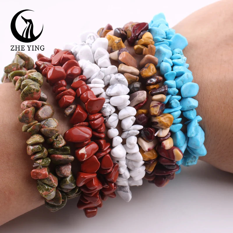 Beaded stretch bracelets