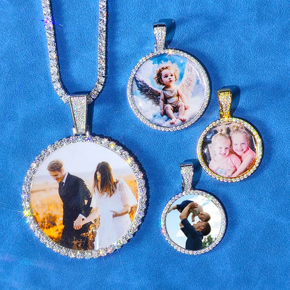 Photo necklace pendant