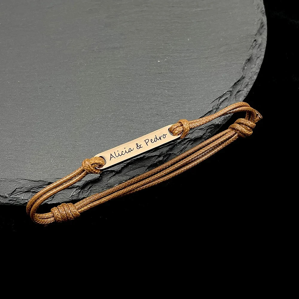 Female leather bracelet