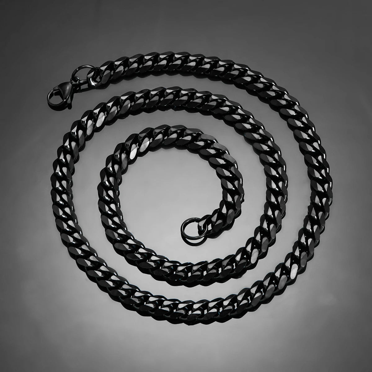 Black necklace men