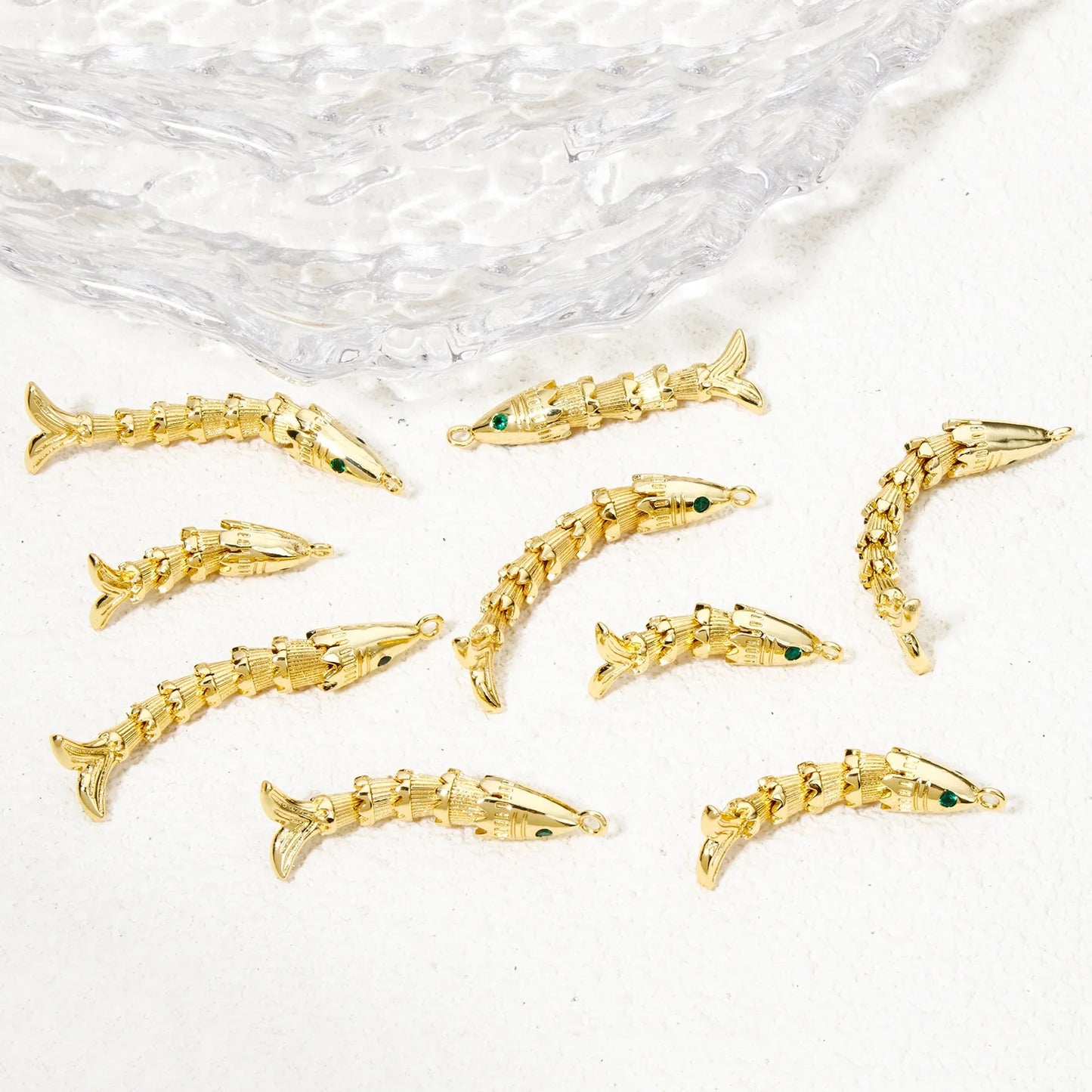 Gold fish pendant