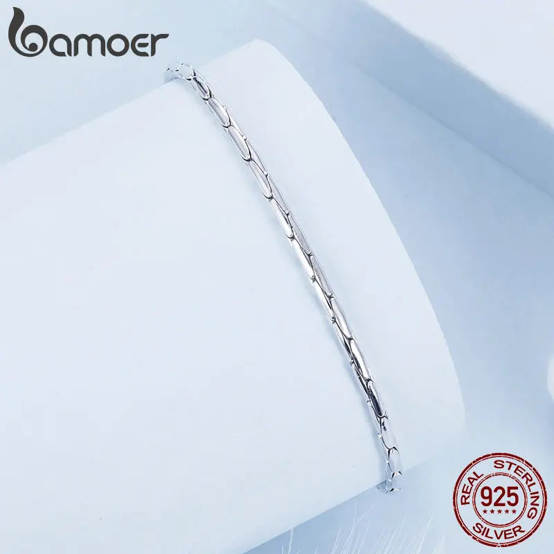 Silver stretch bracelet