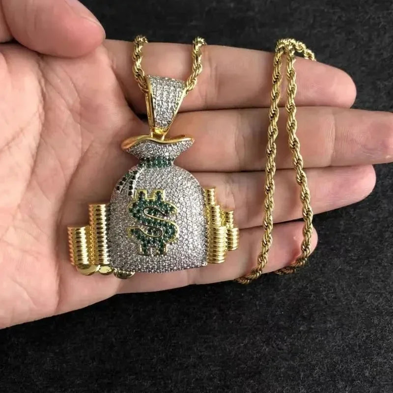 Money bag pendant