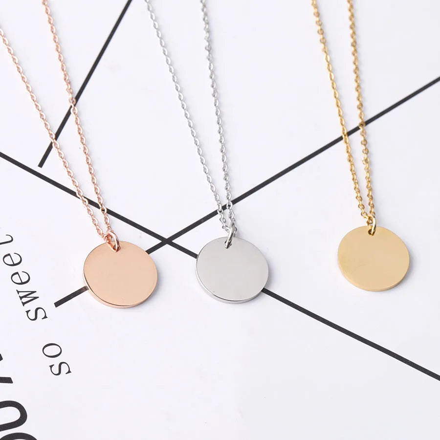 Disc necklace