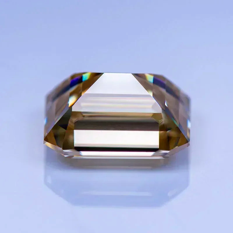 Moissanite baguette band