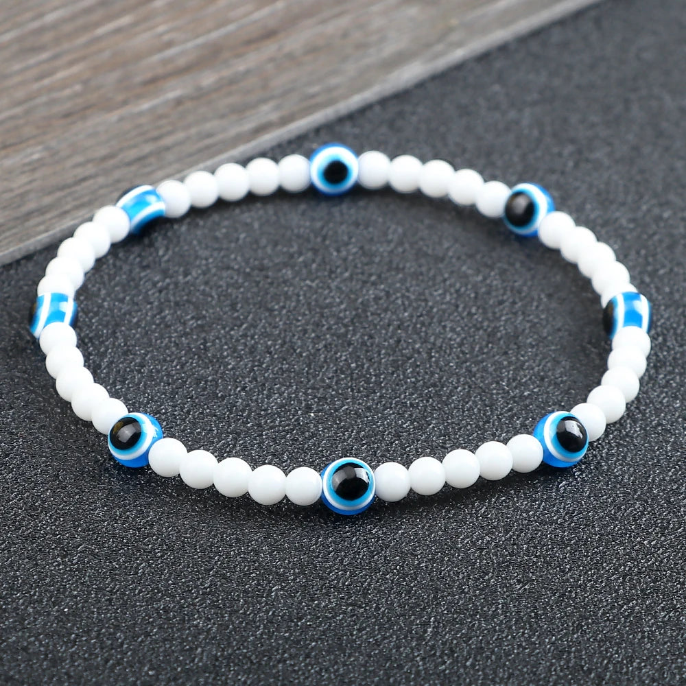 Evil eye beaded bracelet