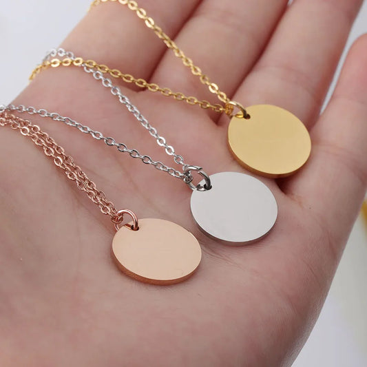 Disc necklace