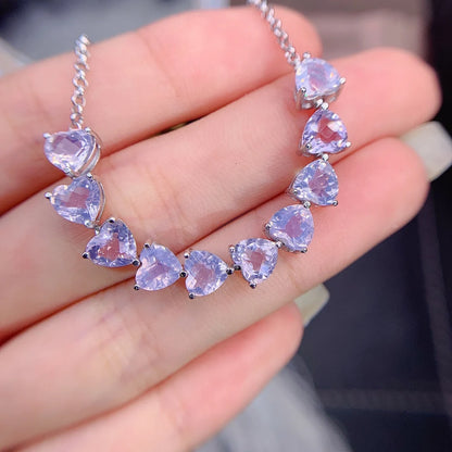 Amethyst tennis bracelet