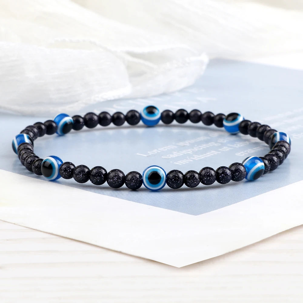 Evil eye beaded bracelet