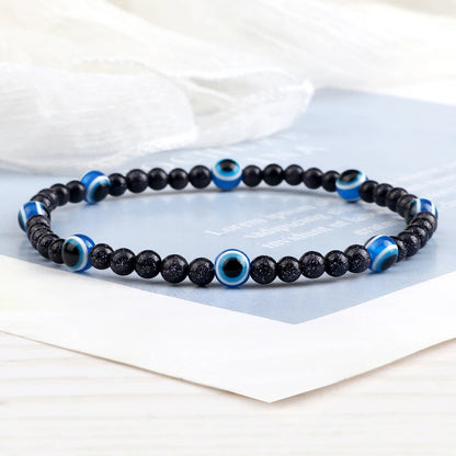 Evil eye beaded bracelet