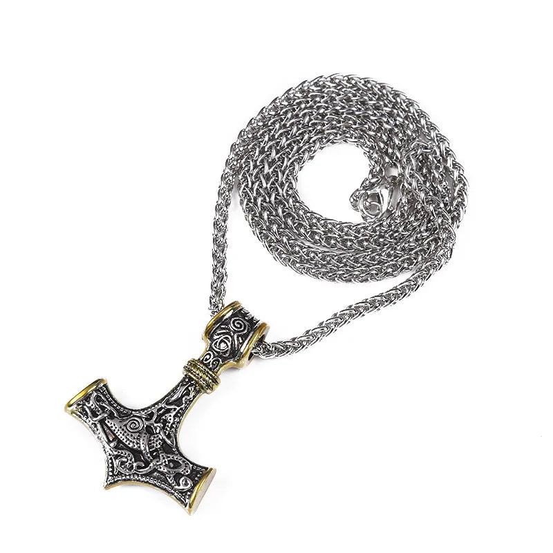 Thor hammer necklace