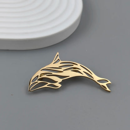 Dolphin brooch