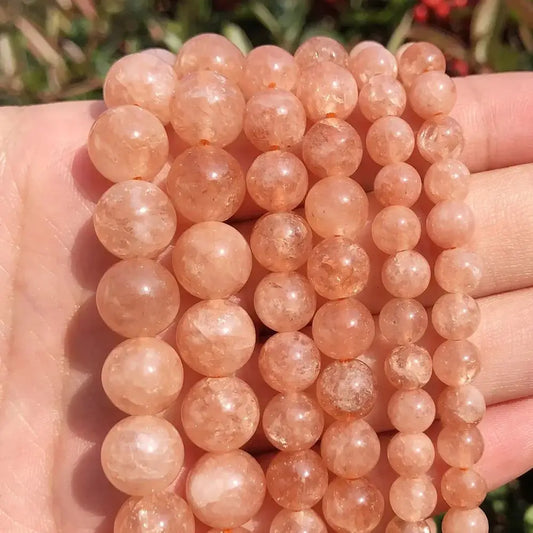 Sunstone beads