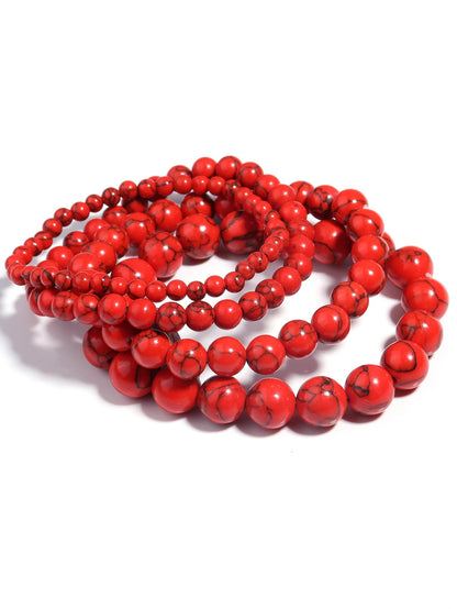 Red bead bracelet