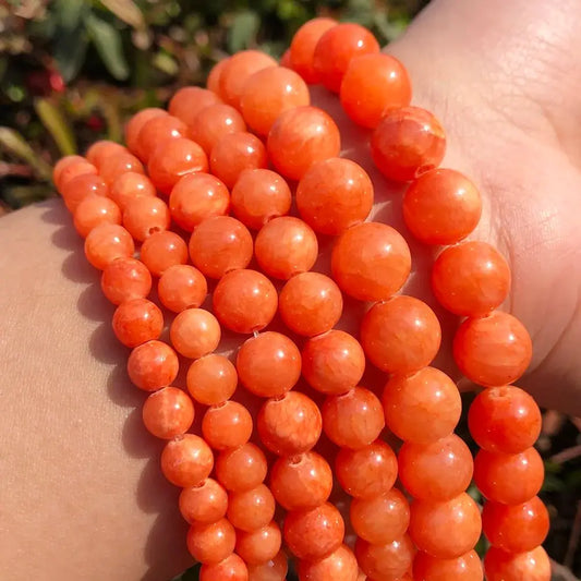 Orange beads