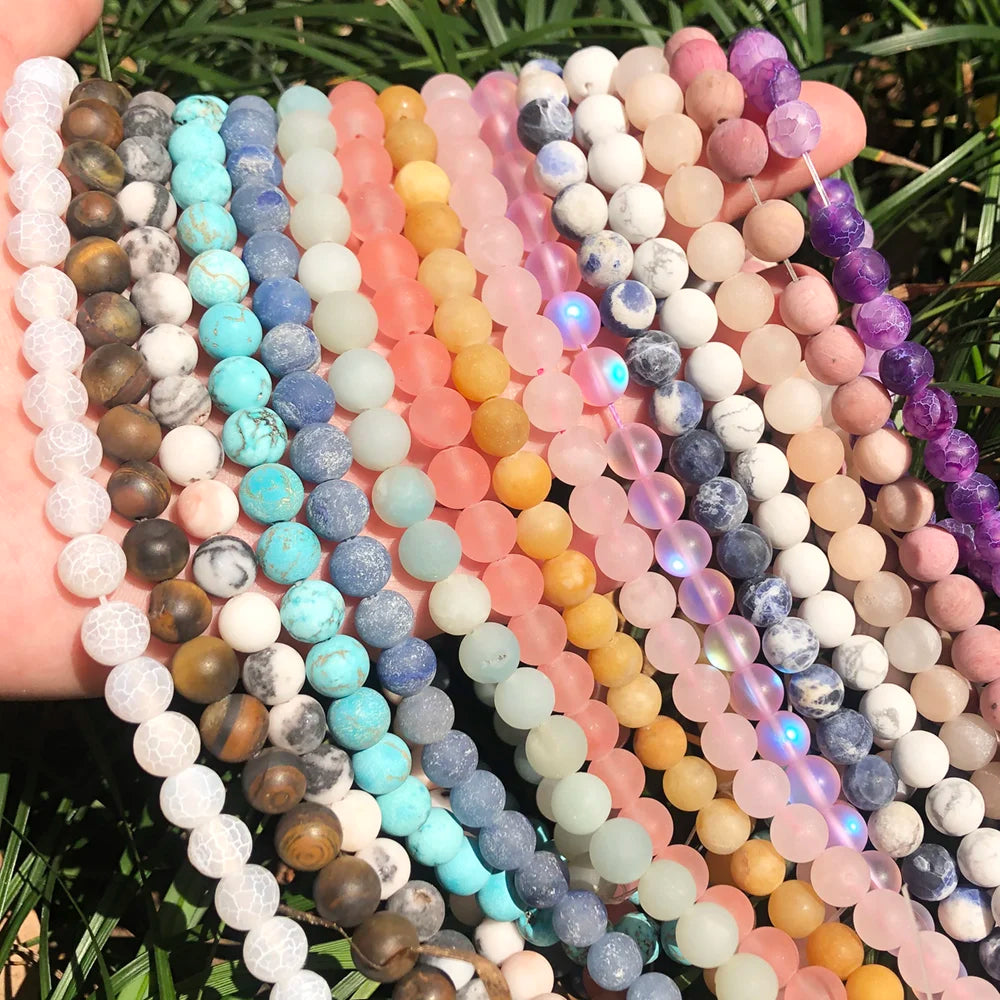 Gemstone beads for jewelry making