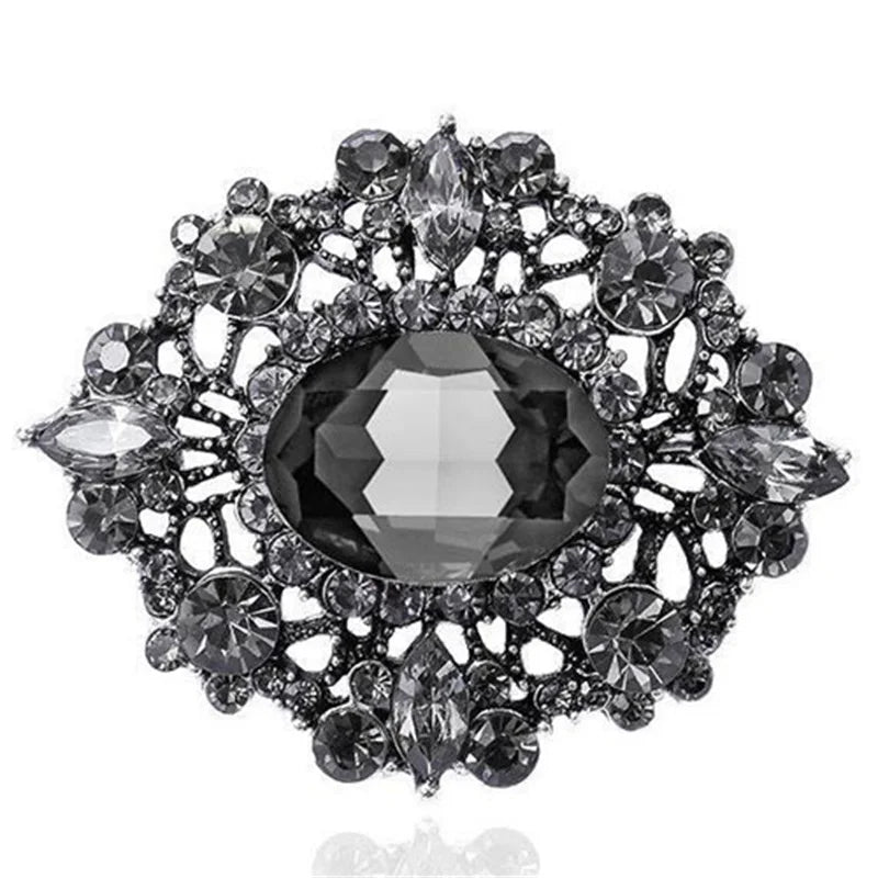 Black brooch