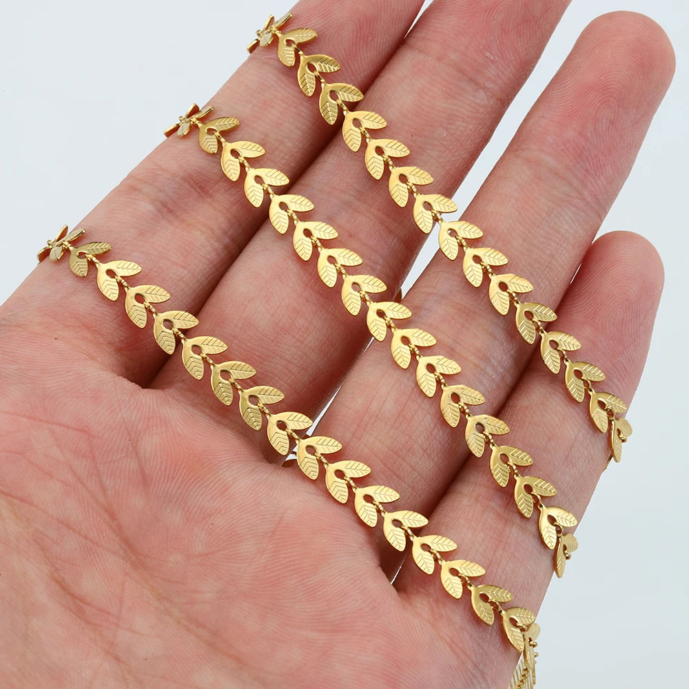 Gold chain for making jewelry