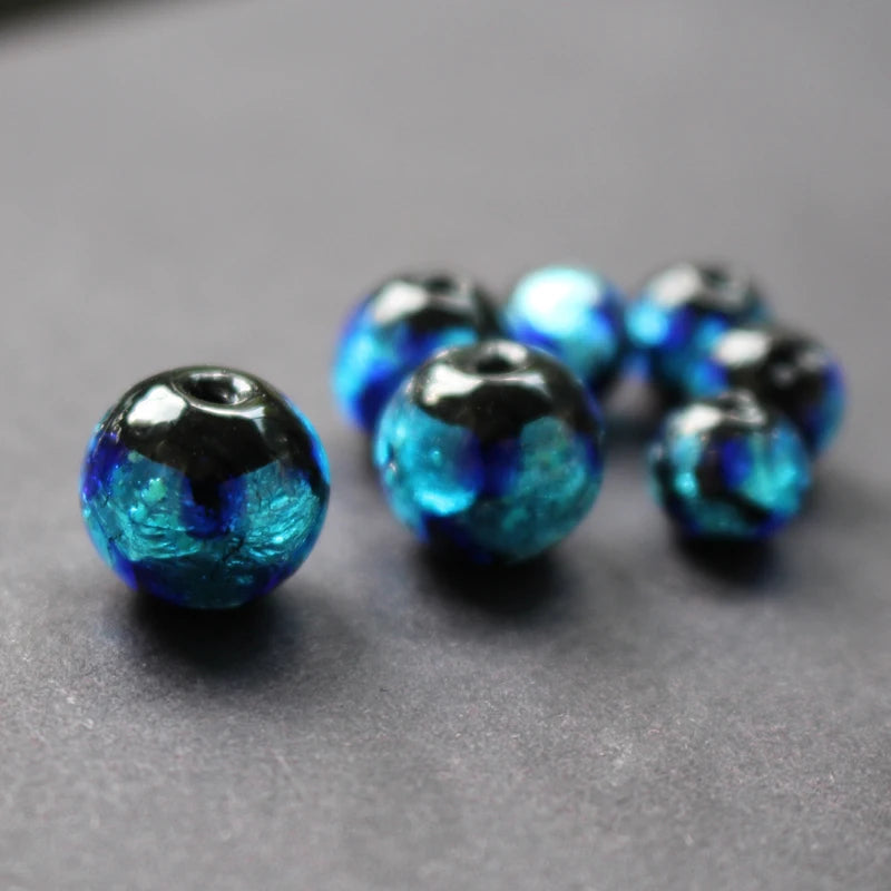 Firefly glass beads