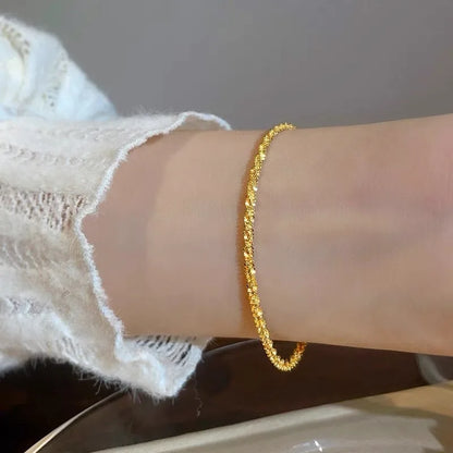 Gold bracelet chain women's