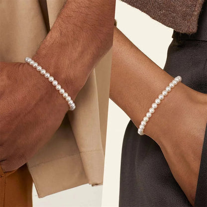 Pearl bracelet men