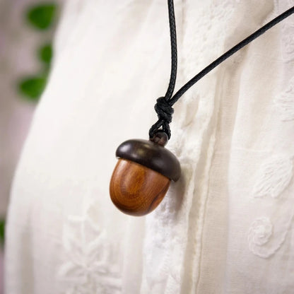 Acorn necklace