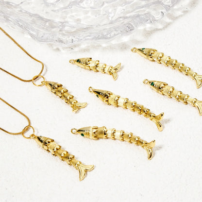 Gold fish pendant