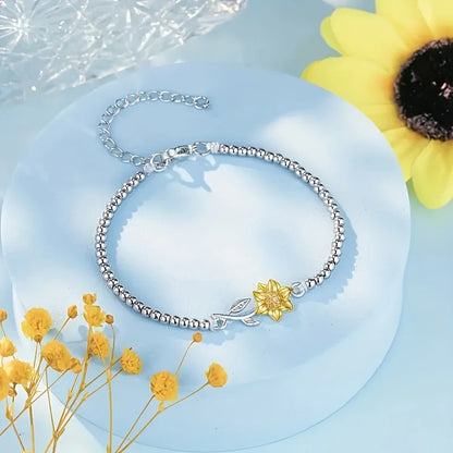 Bracelet with flowers