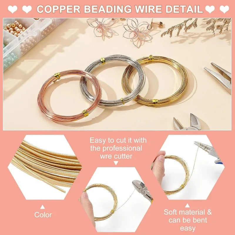 Copper wire jewelry making