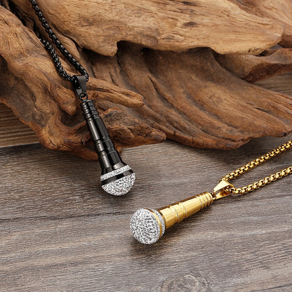 Microphone necklace