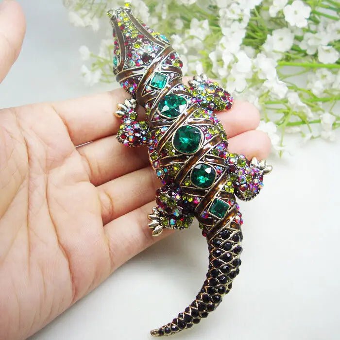 Alligator brooch - Jewelry Universe - Jewelry making