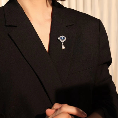 Aquamarine brooch - Jewelry Universe - Jewelry making