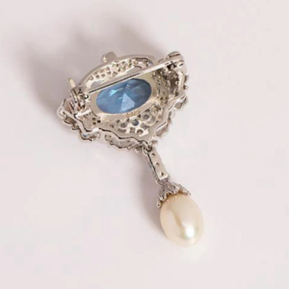 Aquamarine brooch - Jewelry Universe - Jewelry making
