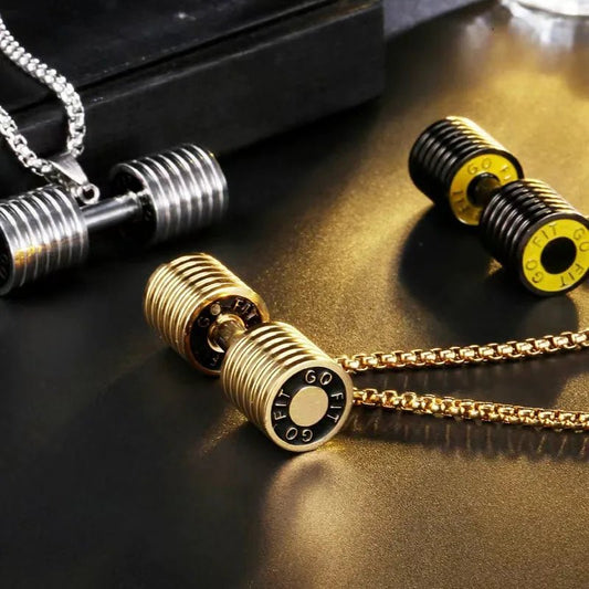 Barbell pendant - Jewelry Universe - Jewelry making
