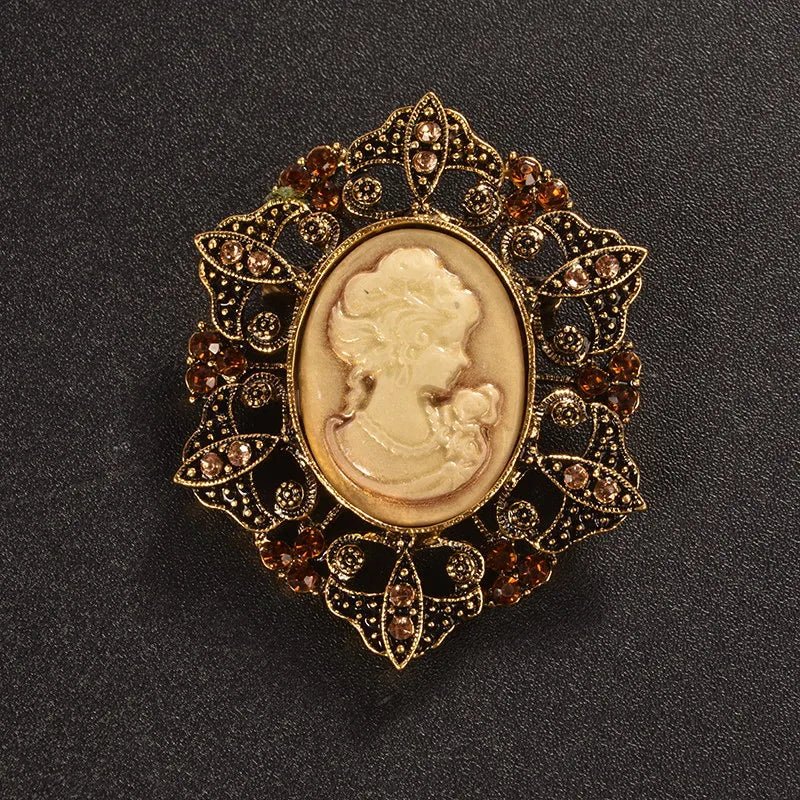 Black cameo brooch - Jewelry Universe - Jewelry making