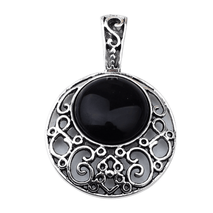 Black onyx pendant - Jewelry Universe - Jewelry making